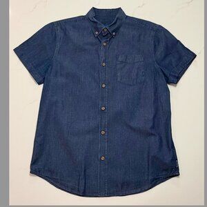 Prana Button Down Short Sleeve Shirt - Men's Medium